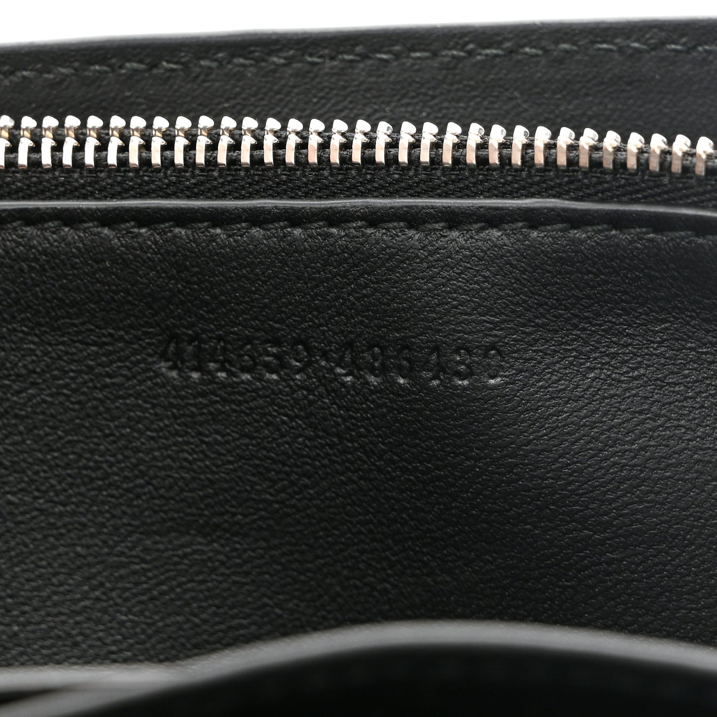 Calfskin Crocodile Embossed Skull Wallet on Chain Black