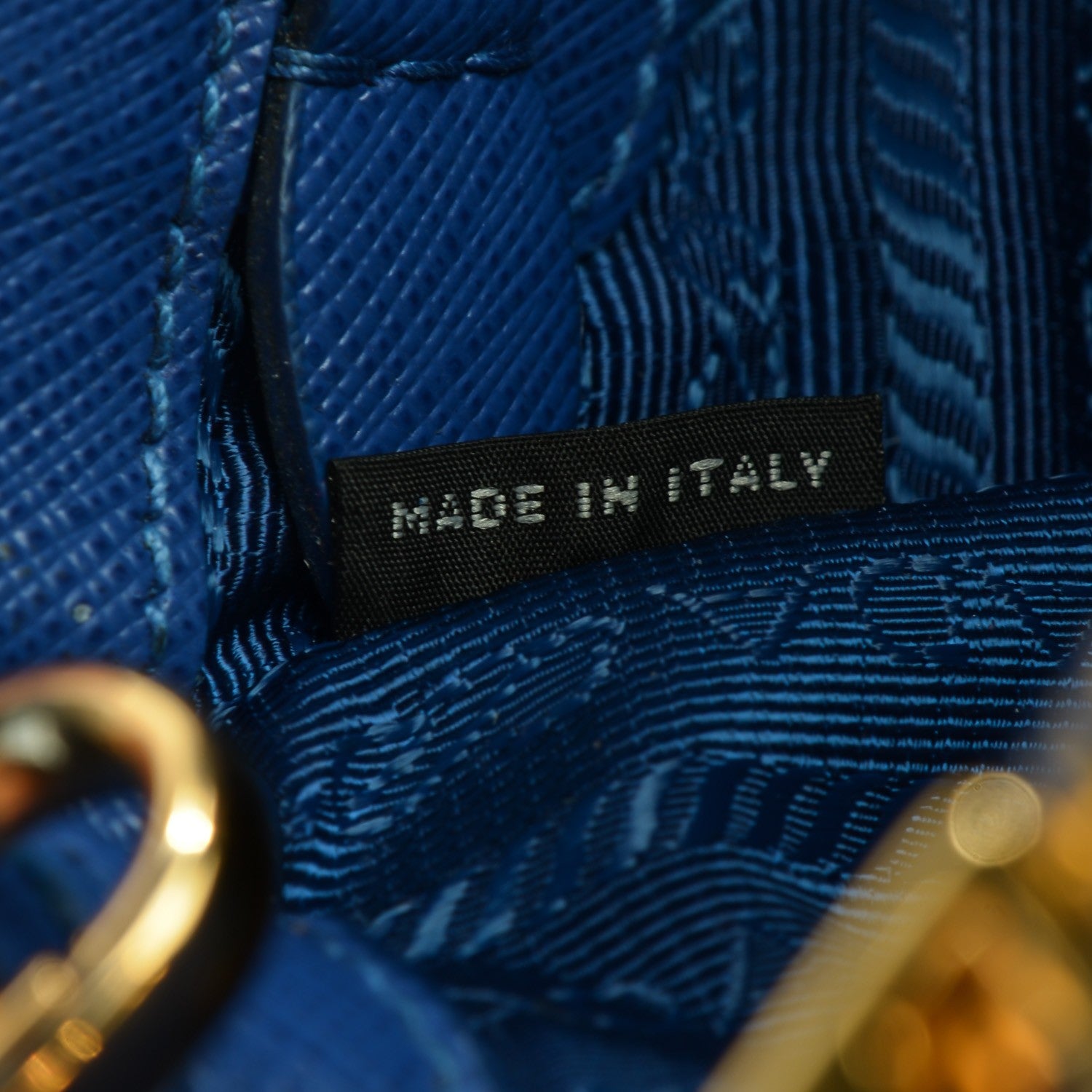 Prada Saffiano Mini Galleria Double Zip Tote Bleuette 3 of 11