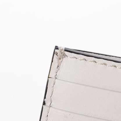 Burberry Calfskin Perforated Sandon Card Card Case White 10 of 10