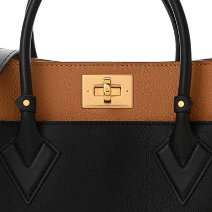 Louis Vuitton Calfskin Monogram On My Side Black 8 of 10