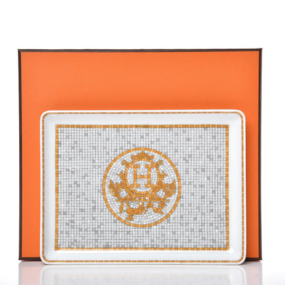 Hermes Porcelain Mosaique au 24 Sushi Plate 5 of 5
