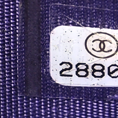 Chanel Lambskin Quilted Boy Wallet On Chain WOC Purple 8 of 12