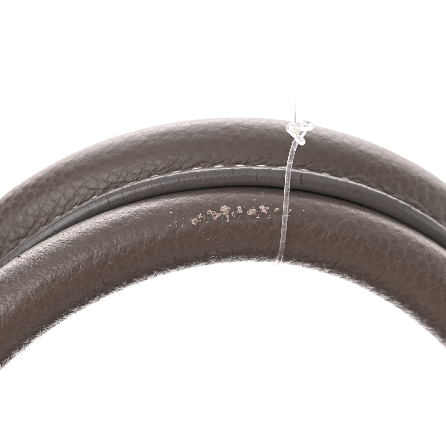 Grained Calfskin Topstitch Small Sac De Jour Grey