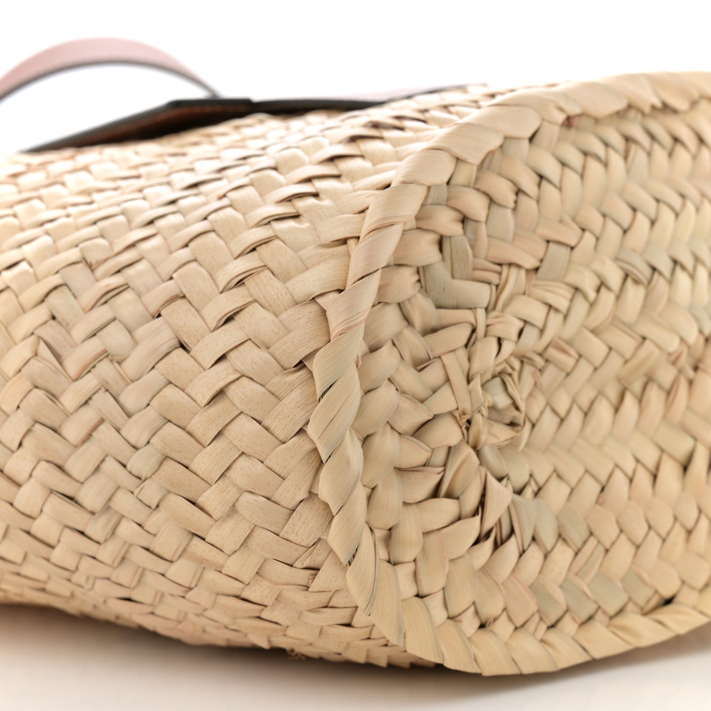 Raffia Basket Tote Bag Natural Tan