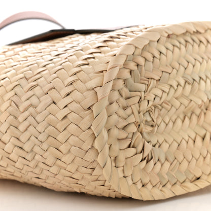 Loewe Raffia Basket Tote Bag Natural Tan 9 of 10