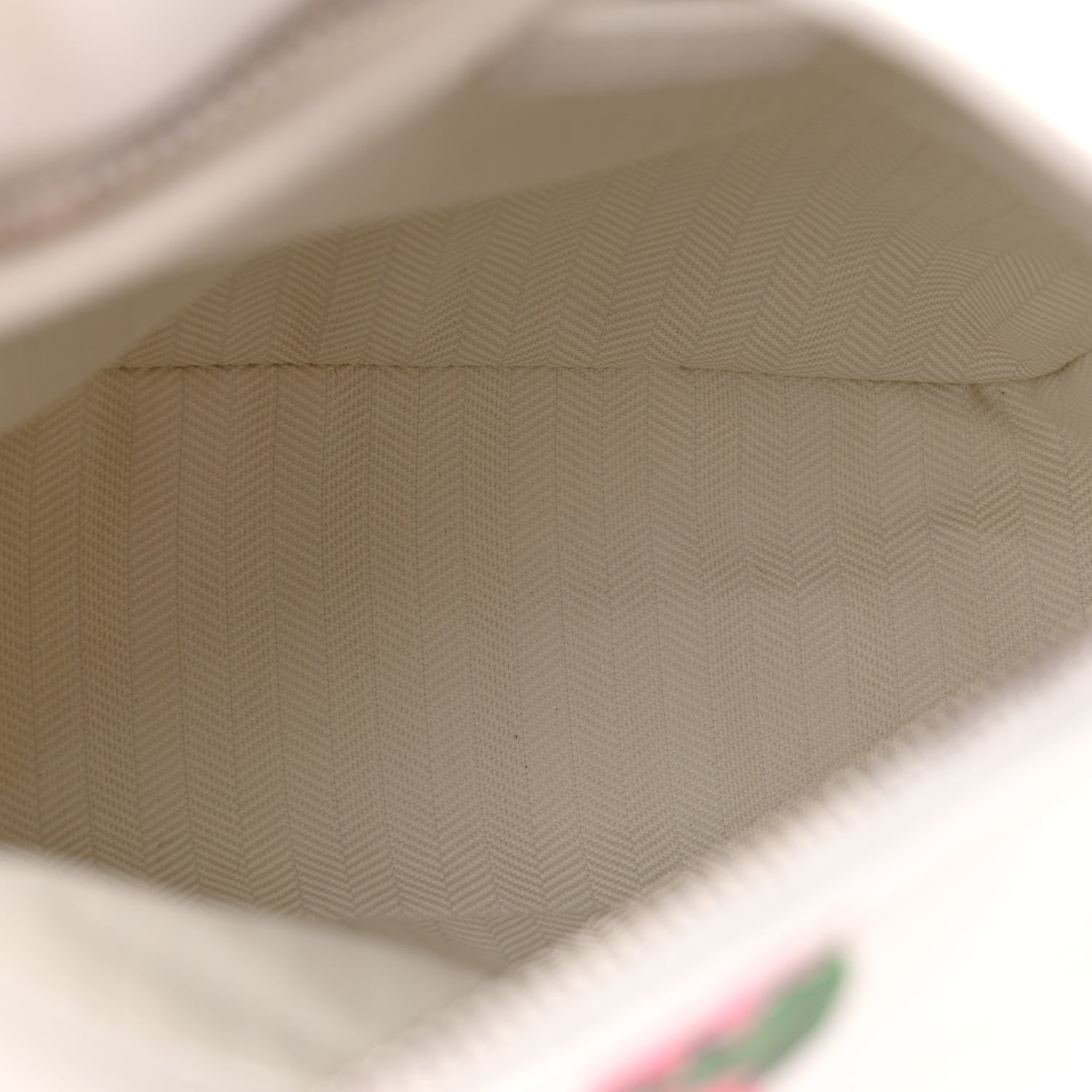 Loewe Satin Calfskin Flower Print Mini Puzzle Edge Bag White Multicolor 5 of 15