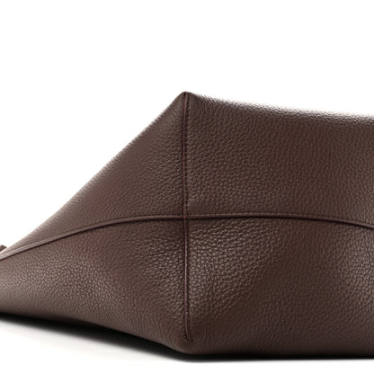 The Row Grained Calfskin Medium N/S Park Tote Acajou 8 of 9