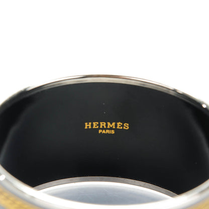 Hermes Enamel Printed Grand Apparat Extra Wide Bracelet 62 5 of 5
