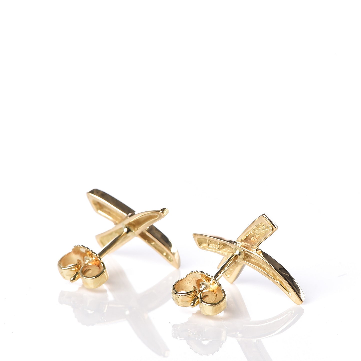 18K Yellow Gold Paloma's Graffiti X Earrings