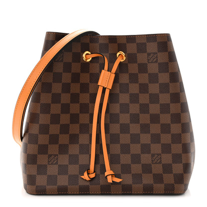 Louis Vuitton Damier Ebene Neonoe MM Safran 1 of 9