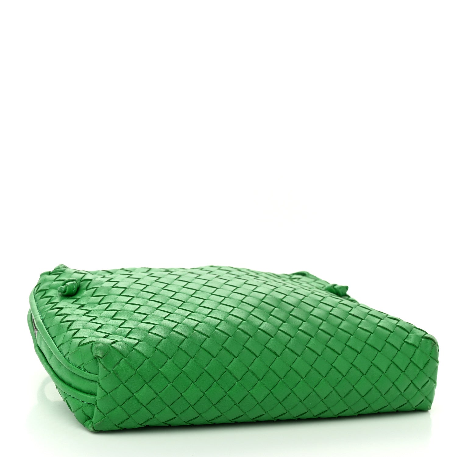 Bottega Veneta Nappa Intrecciato Nodini Crossbody Messenger Green 4 of 11