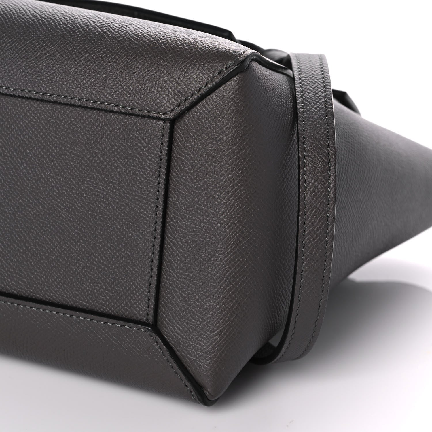 Celine Baby Grained Calfskin Micro Belt Bag Grey 8 of 11