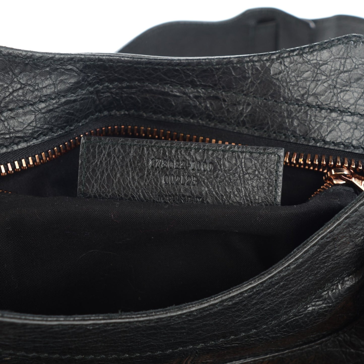 Agneau Giant 21 Rose Gold Hardware Part Time Black