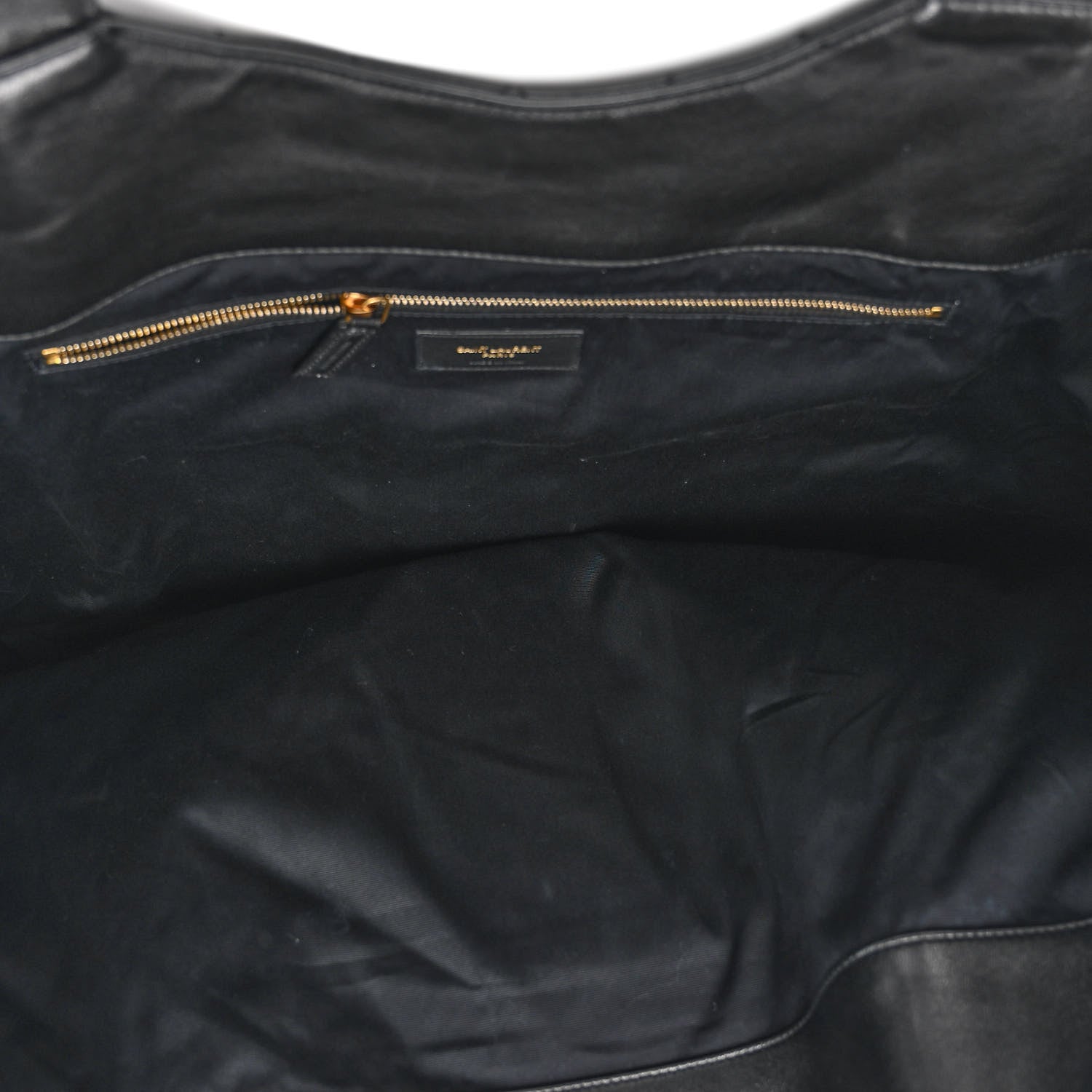 Saint Laurent SAINT LAURENT Lambskin Quilted Maxi Icare Shopping Tote Black 5 of 9