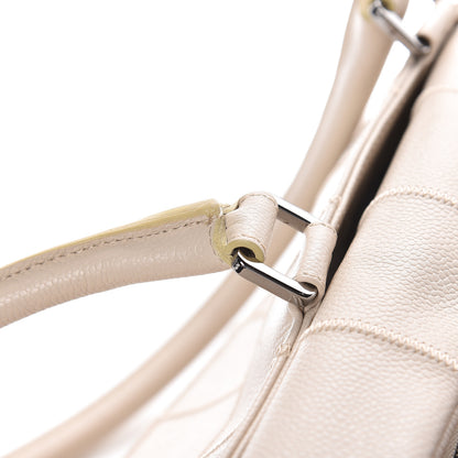 Chanel Caviar Square Stitched Large Tote Beige 11 of 16