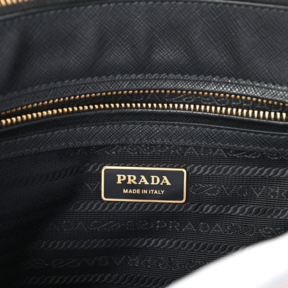 Prada Saffiano Small Galleria Double Zip Tote Black 11 of 25
