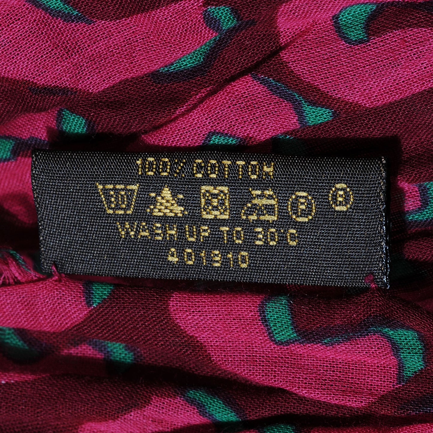 Cotton Leopard Pareo Rouge Fauviste