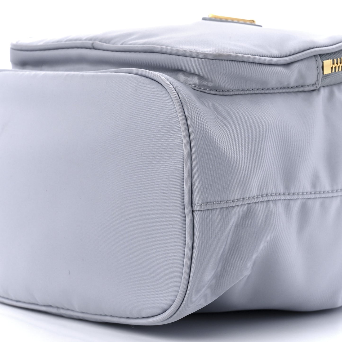 Re-Nylon Saffiano Mini Bucket Crossbody Bag Fiordaliso