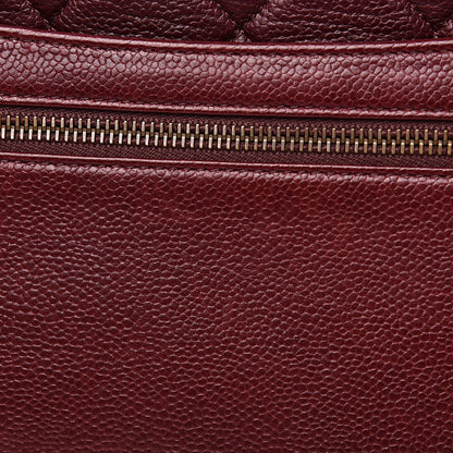 Chanel Caviar Quilted Large Retro Class Flap Burgundy 12 of 18