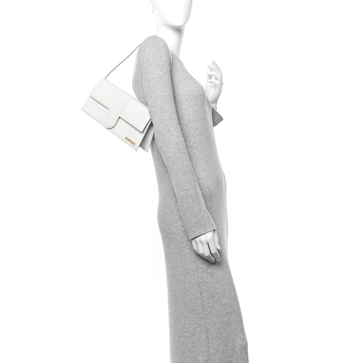 Smooth Calfskin Le Bambino Long White