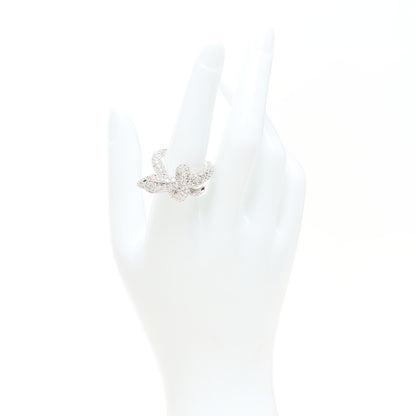 Boucheron 18K White Gold Diamond Kaa Snake Ring 54 6.75 2 of 8