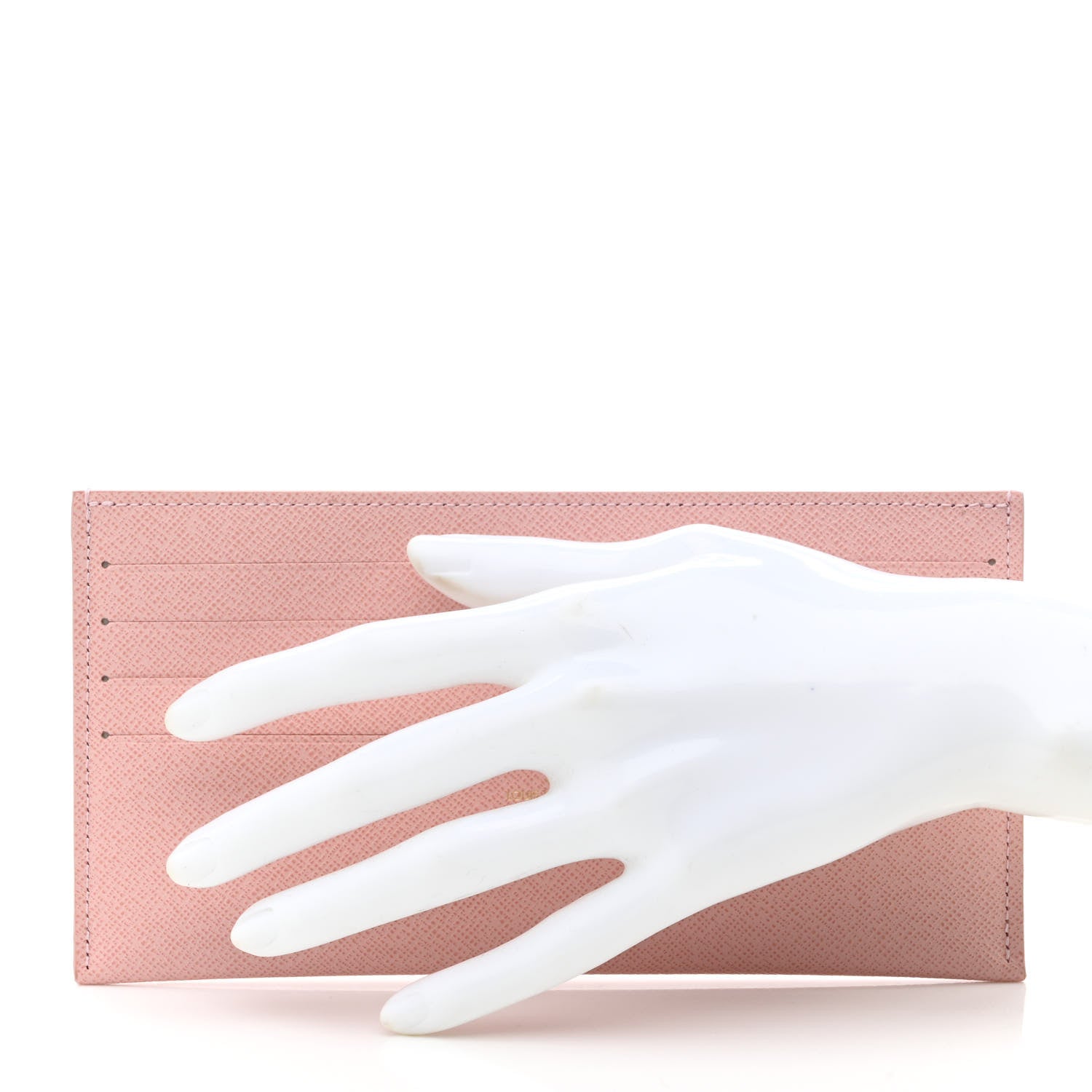 Louis Vuitton Calfskin Felicie Card Holder Insert Rose Poudre 2 of 8