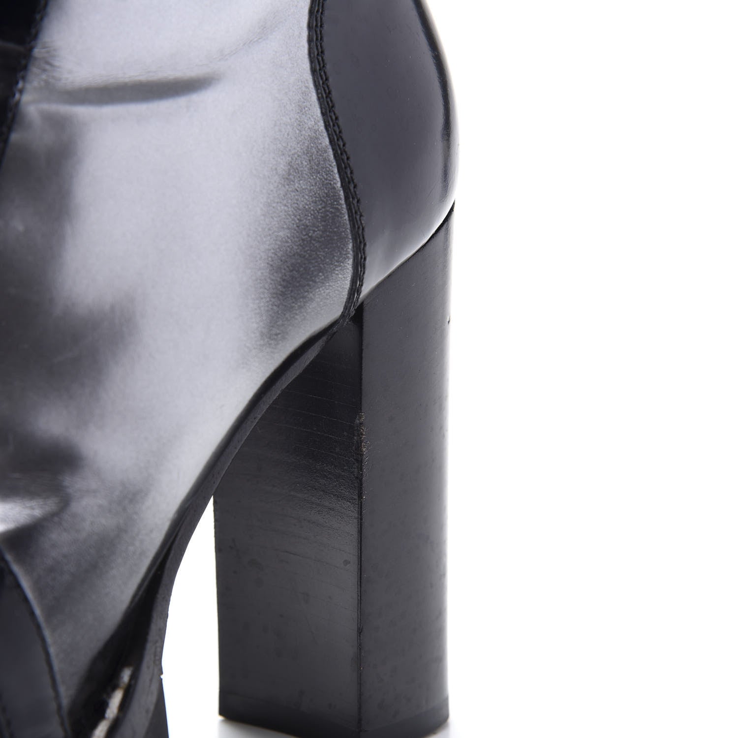 Louis Vuitton Metallic Calfskin Patent Star Trail Ankle Boots 38 Black 7 of 12