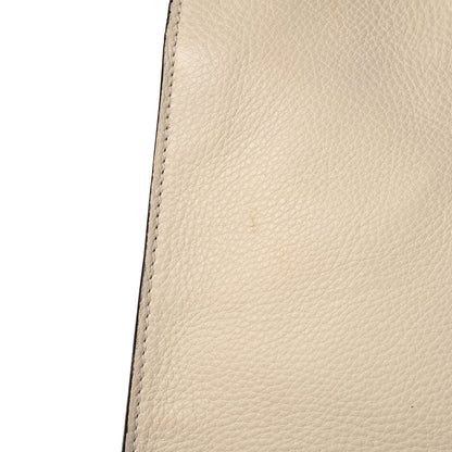 Gucci Pebbled Calfskin Bamboo Tote Off White 11 of 16