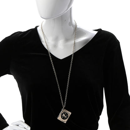 Chanel Metal Long Necklace Gold Black 2 of 5