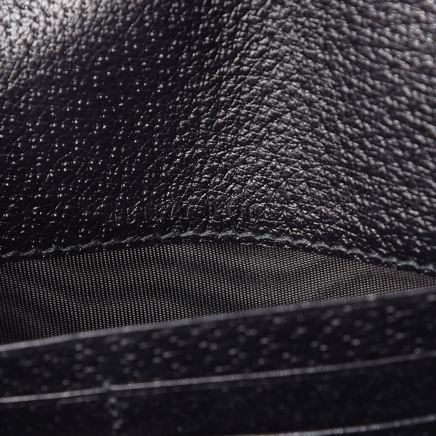 Gucci Calfskin Web Mini Dionysus Chain Wallet Black 7 of 10
