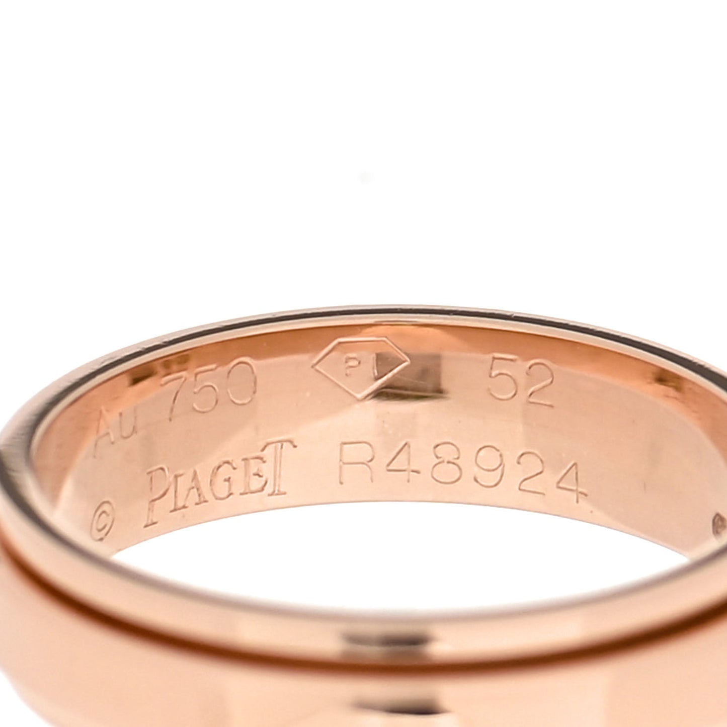 18K Yellow Gold Possession Wedding Ring 52 6