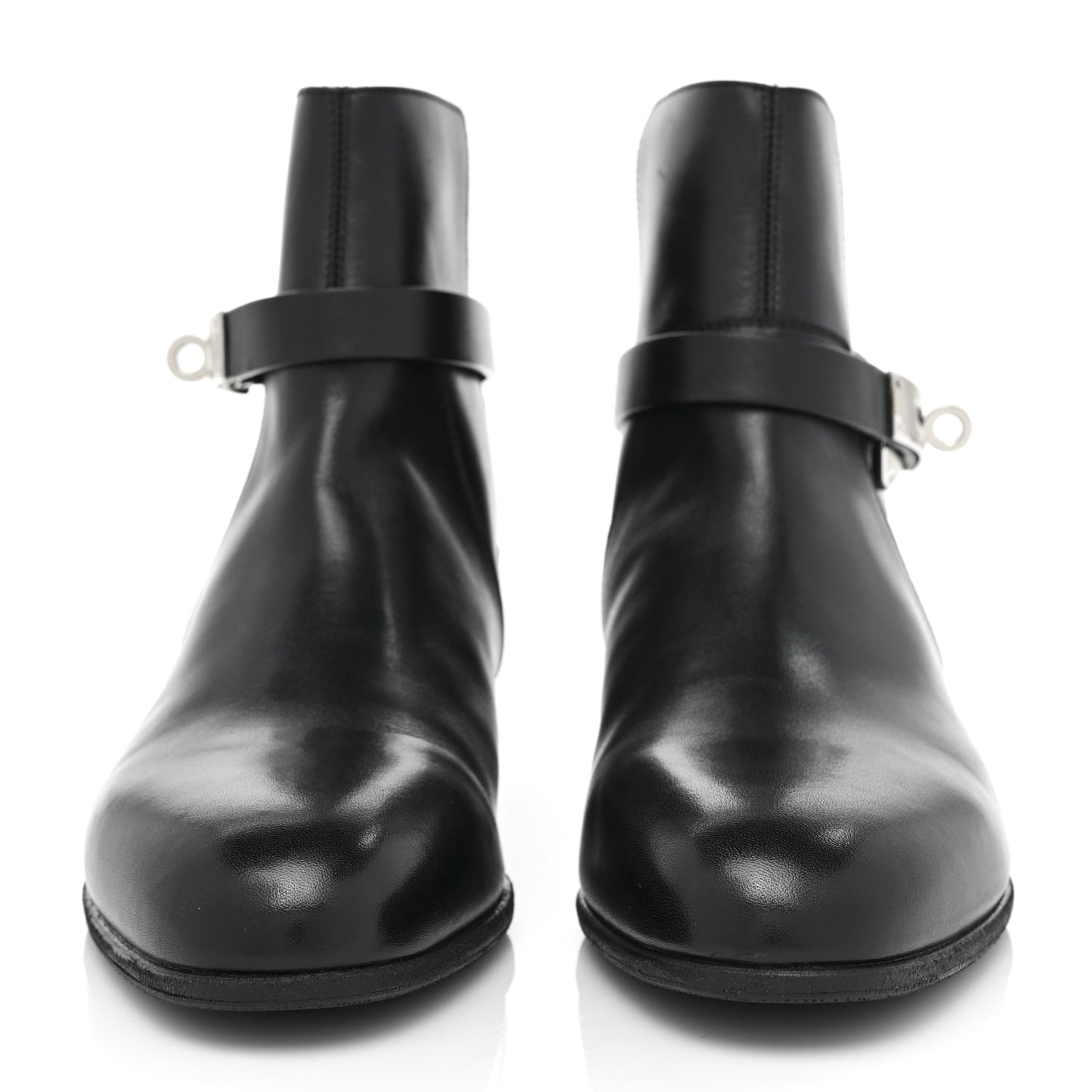 Calfskin Neo Low Boots 36 Black