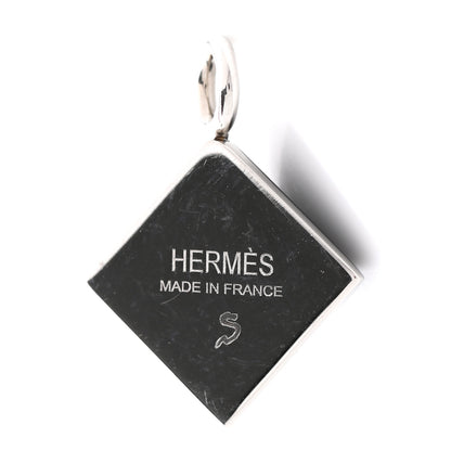 Hermes Palladium Medor Folk Pendant Charm Black 3 of 3
