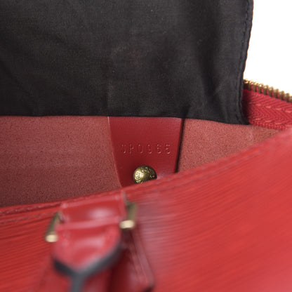 Louis Vuitton Epi Speedy 25 Castillan Red 9 of 11