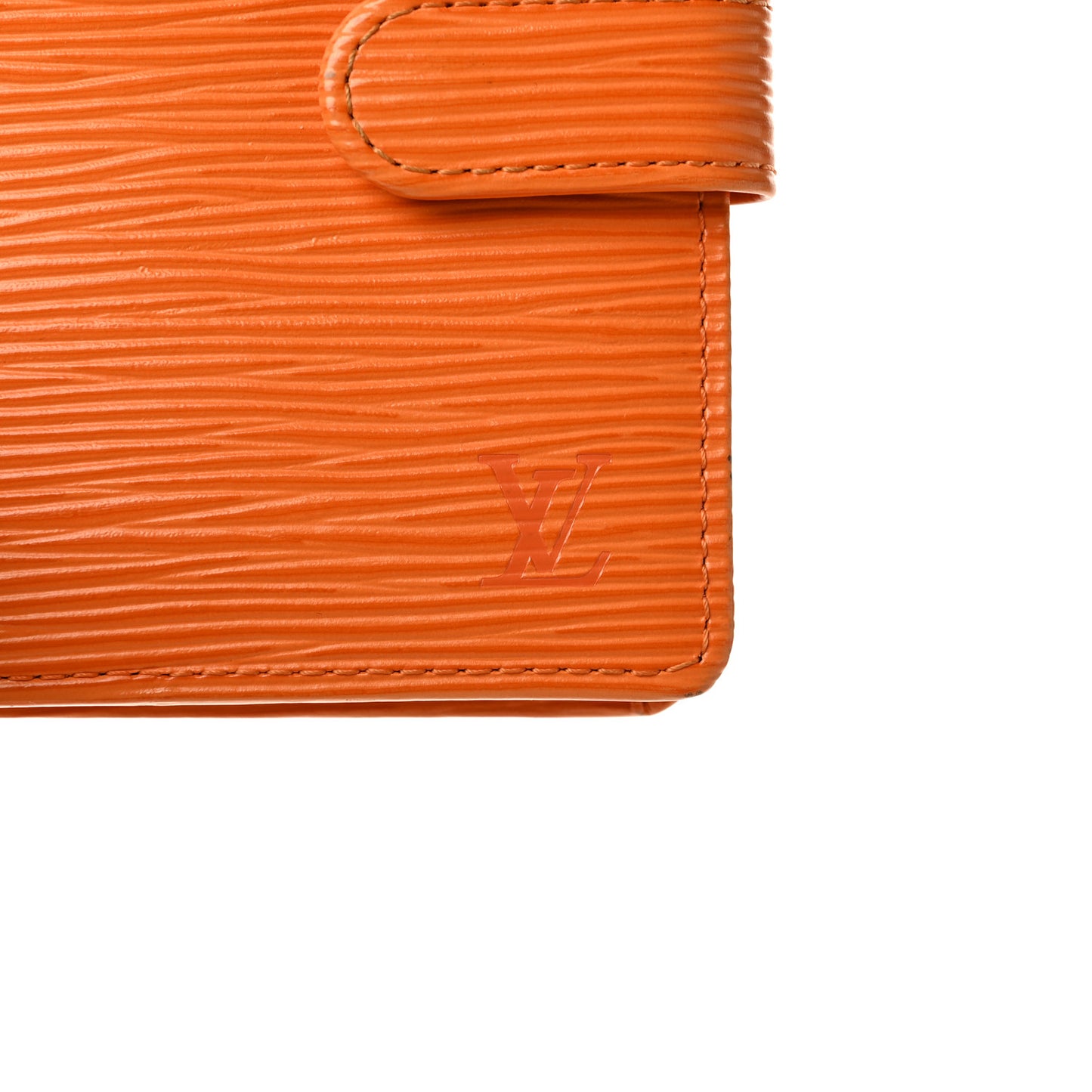 Epi Porte-Billets Compact Wallet Mandarin