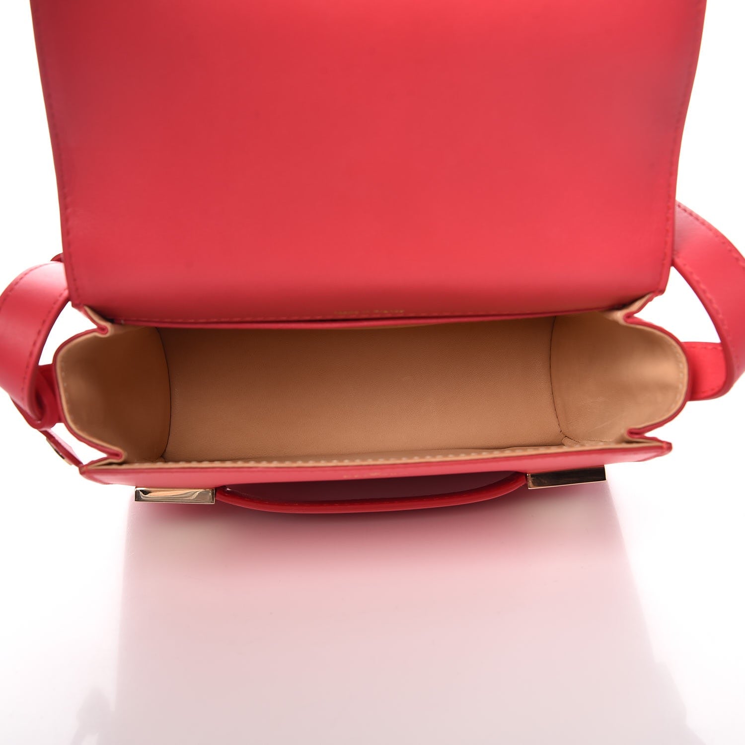 Delvaux Calfskin Mini Madame Crossbody Coral 5 of 7