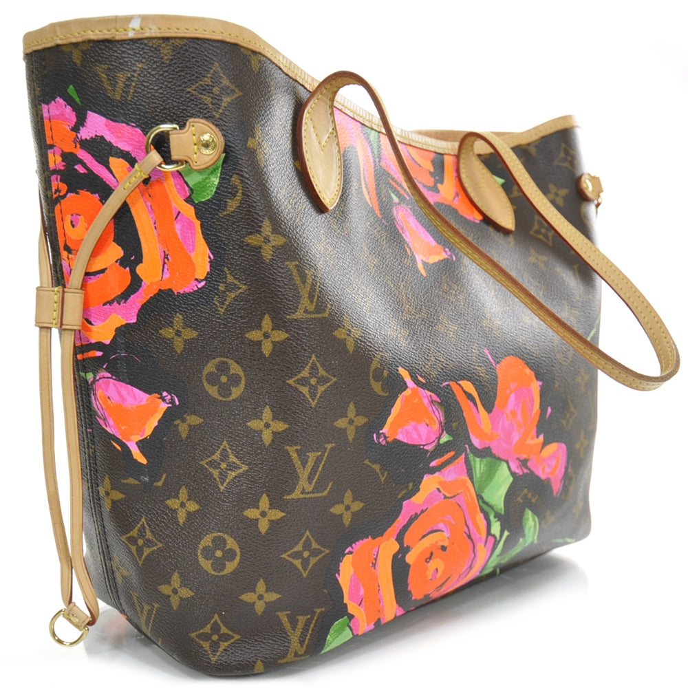 Monogram Roses Neverfull MM