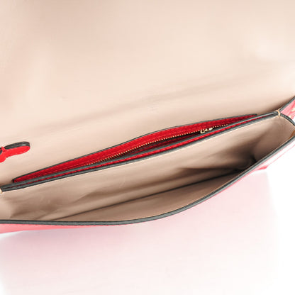 Valentino Garavani Nappa Rockstud Wristlet Clutch Rosso Valentino 5 of 7