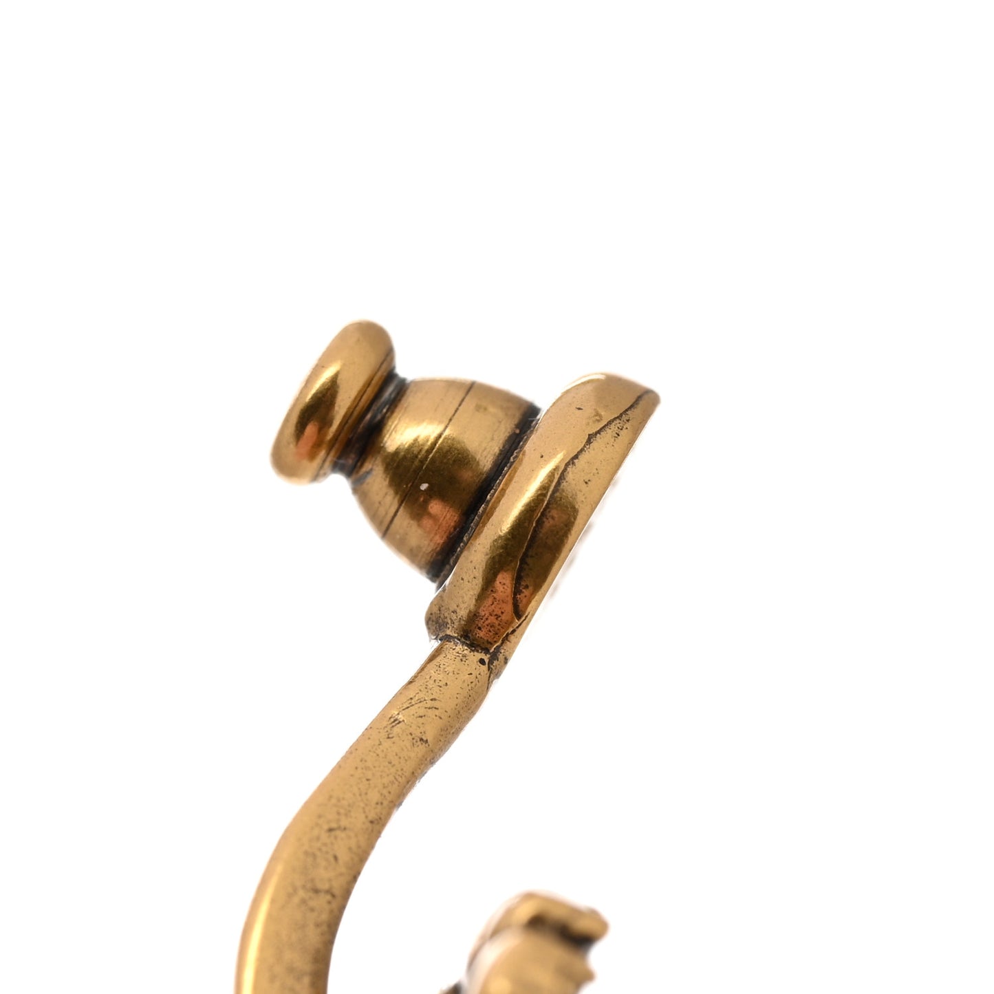Metal Bee J'Adior Earrings Aged Gold