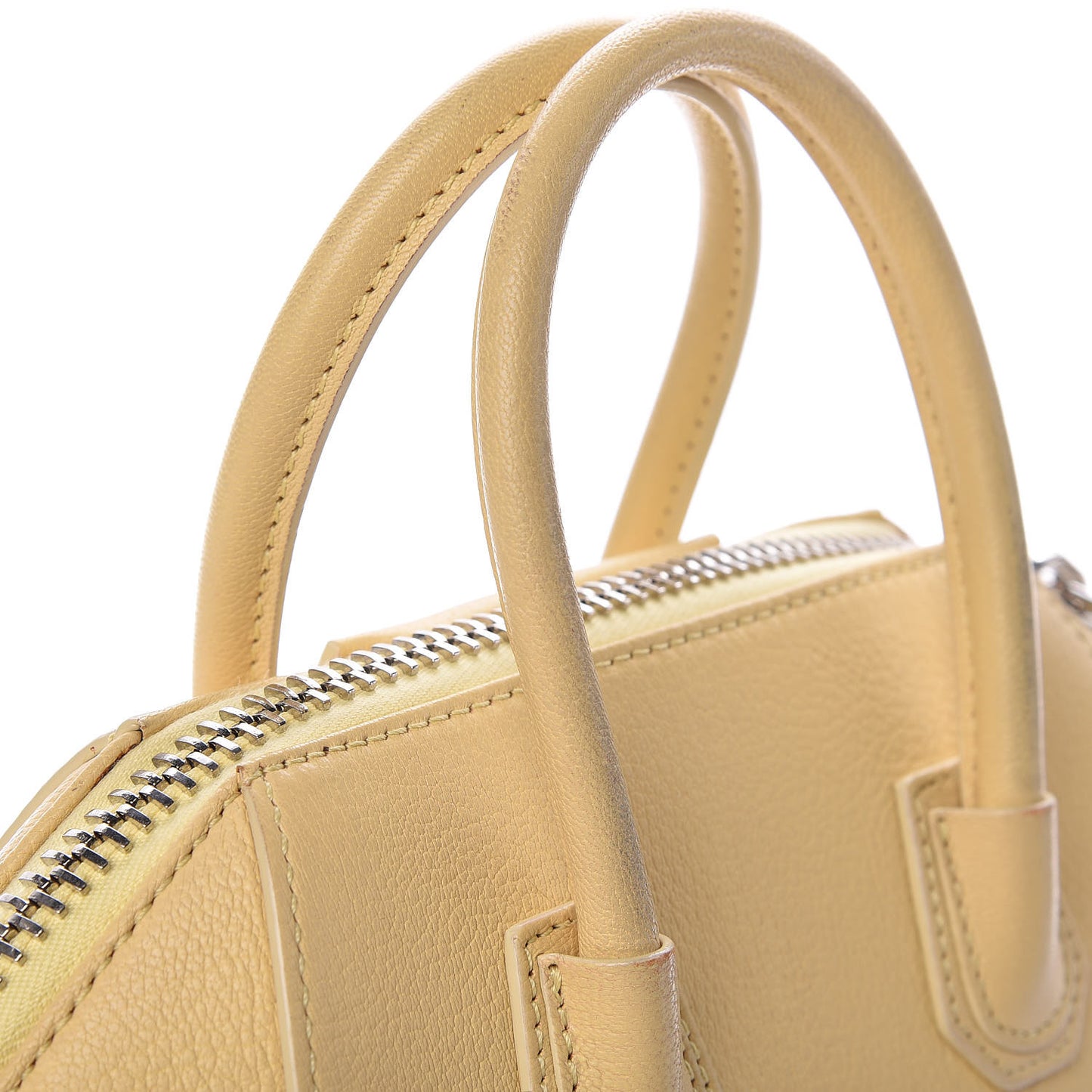 Sugar Goatskin Mini Antigona Yellow