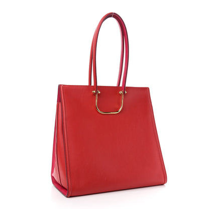 Alexander McQueen Calfskin The Tall Story Shoulder Bag Red 3 of 8