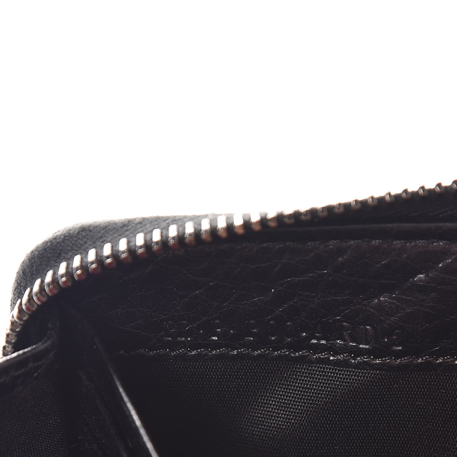 Valentino Garavani Craquele Nappa Rockstud Spike Zip Around Wallet Black 7 of 7