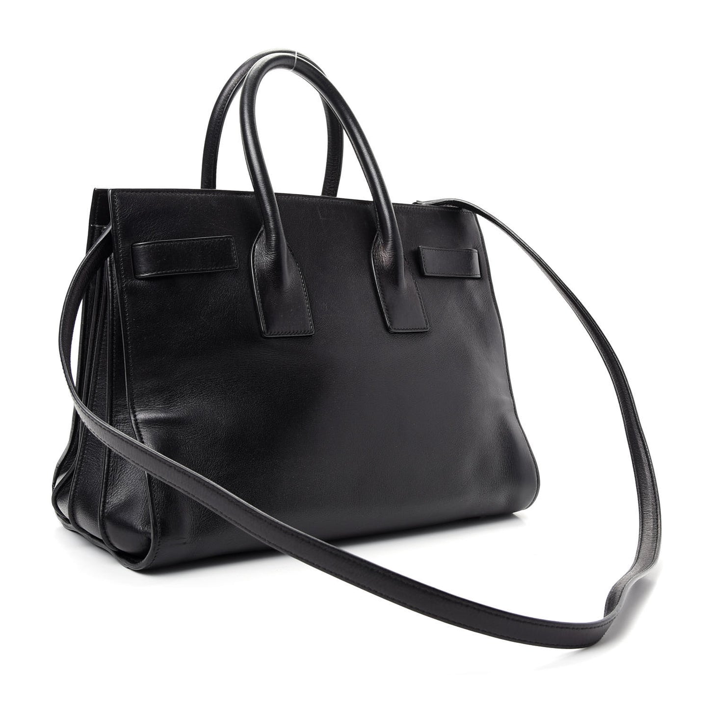 Calfskin Small Sac De Jour Black