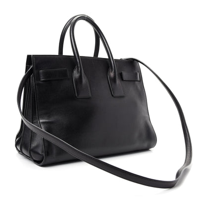 Saint Laurent Calfskin Small Sac De Jour Black 3 of 9