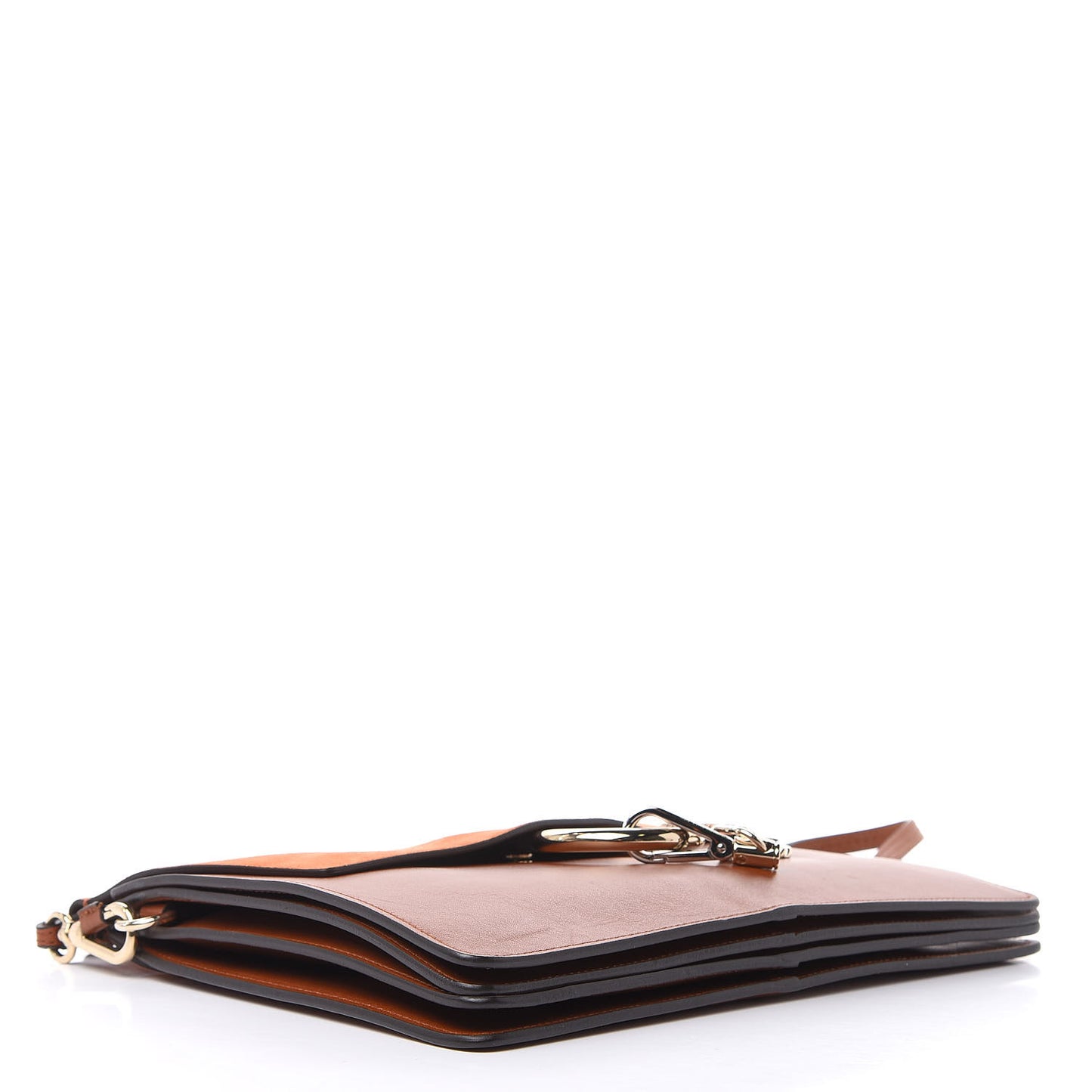 Suede Calfskin Medium Faye Shoulder Bag Tobacco