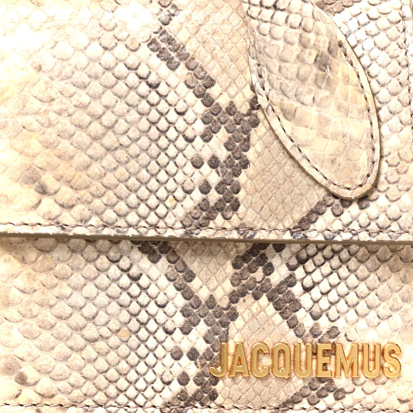 Snakeskin Le Chiquito Boucle Long Beige