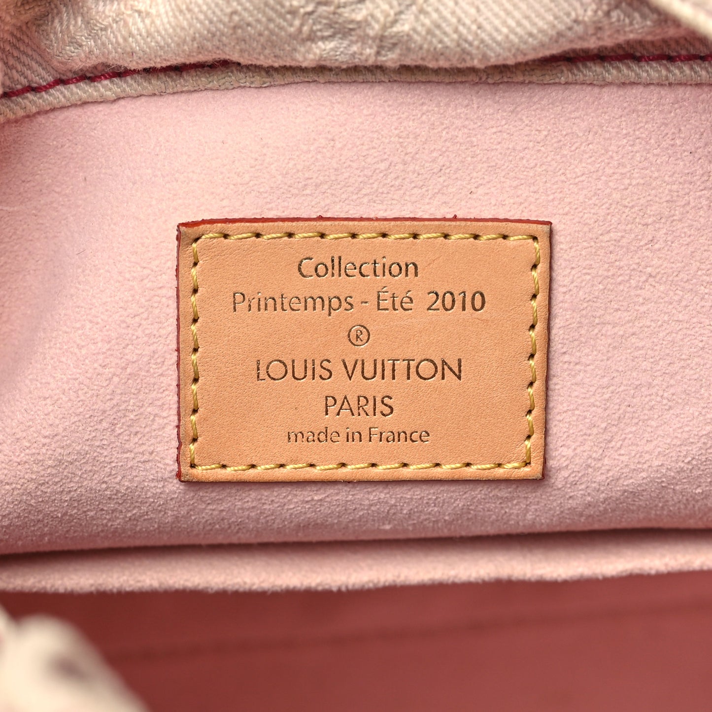 LOUIS VUITTON Denim Sunshine NM Messenger Rouge Fauviste