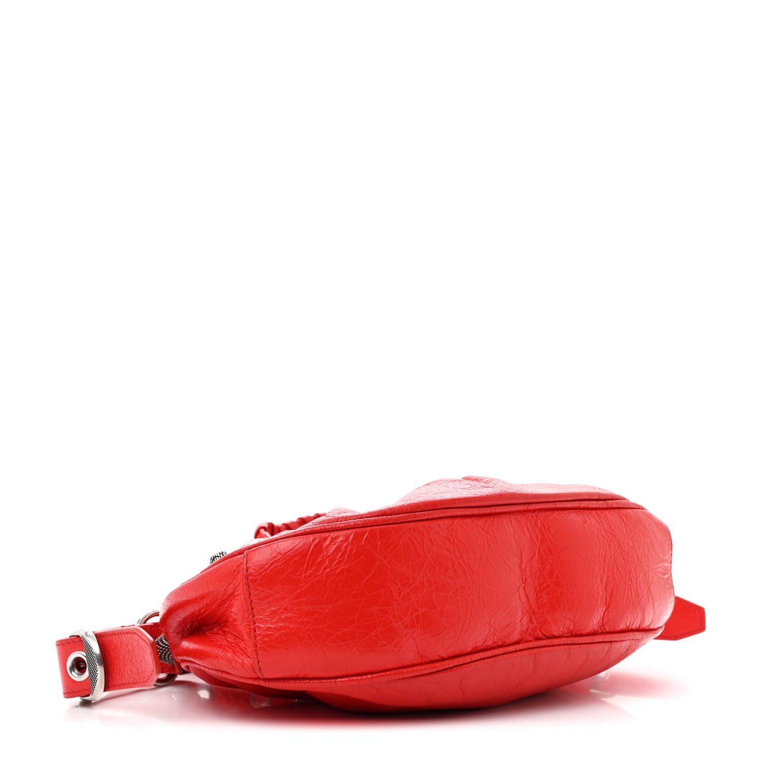 Balenciaga Agneau Arena Le Cagole Shoulder Bag XS Tomato Red 5 of 14