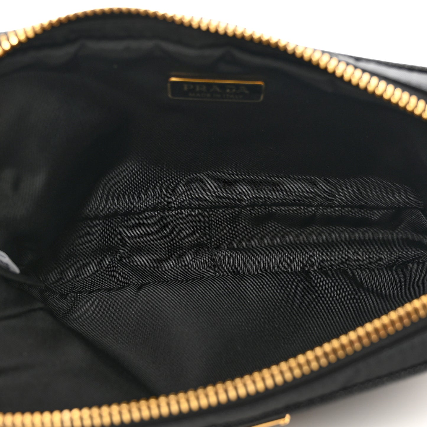 Tessuto Nylon Saffiano Re-Edition 1978 Pouch Black
