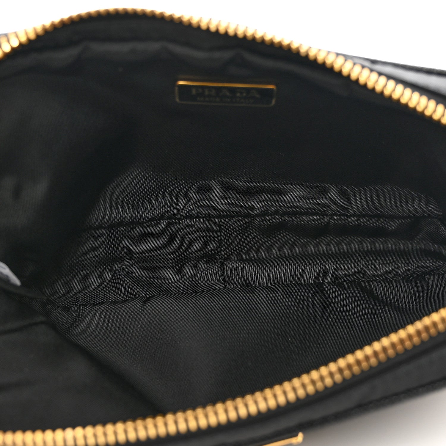 Prada Tessuto Nylon Saffiano Re-Edition 1978 Pouch Black 5 of 6